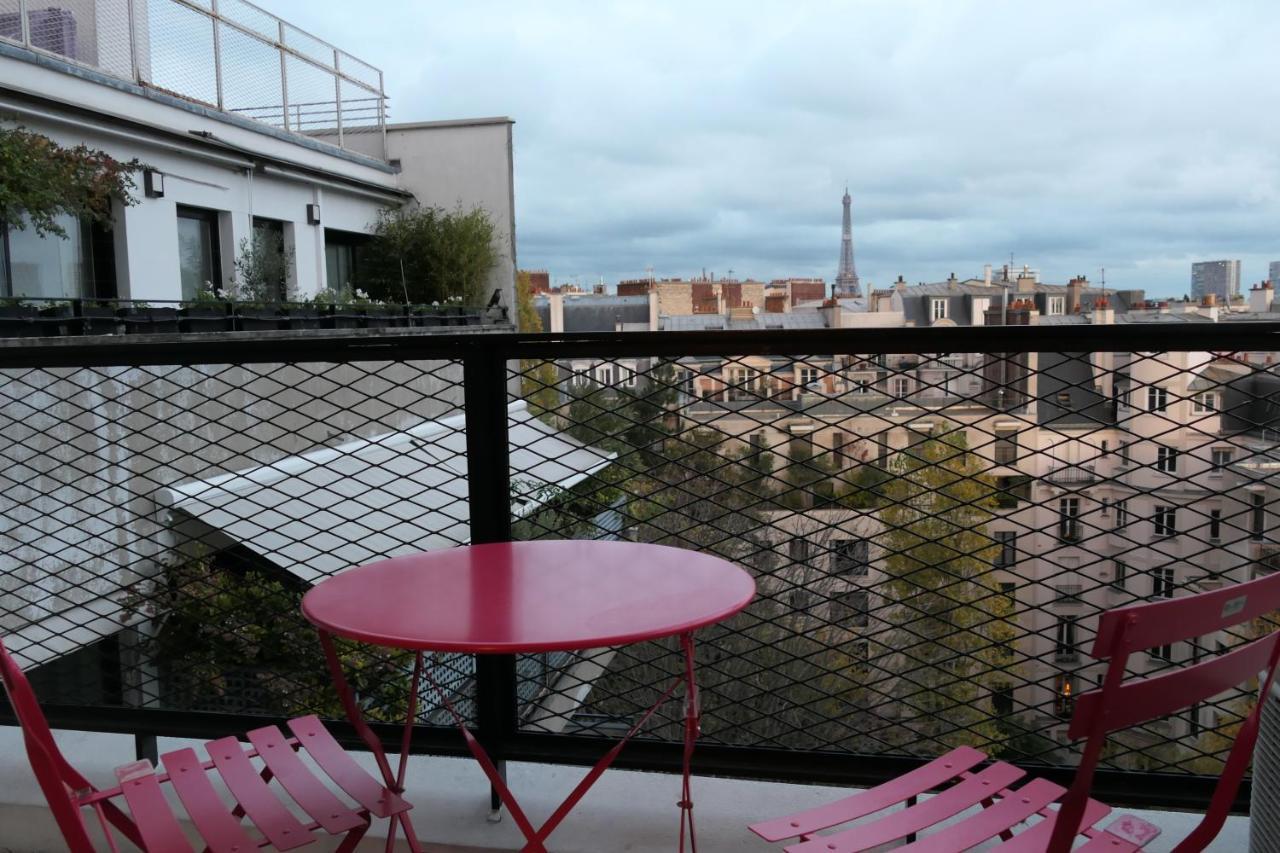 Eiffel Tower Studio Lacoste Paris Exteriör bild