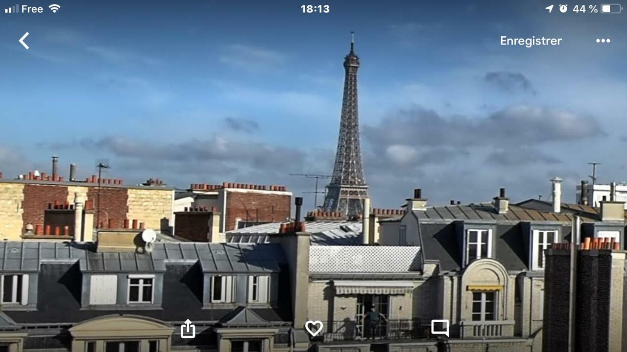 Eiffel Tower Studio Lacoste Paris Exteriör bild